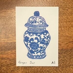 Inciardi Mini Print Ginger Jar